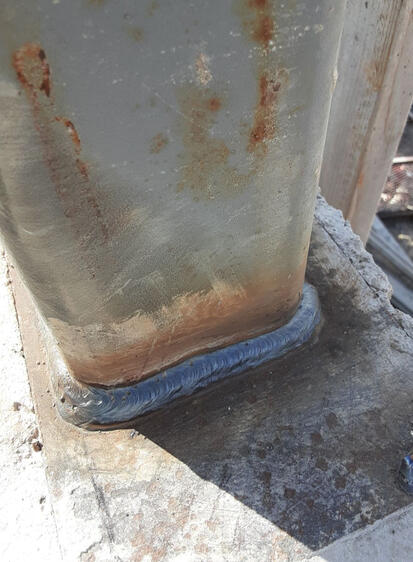 Welded column