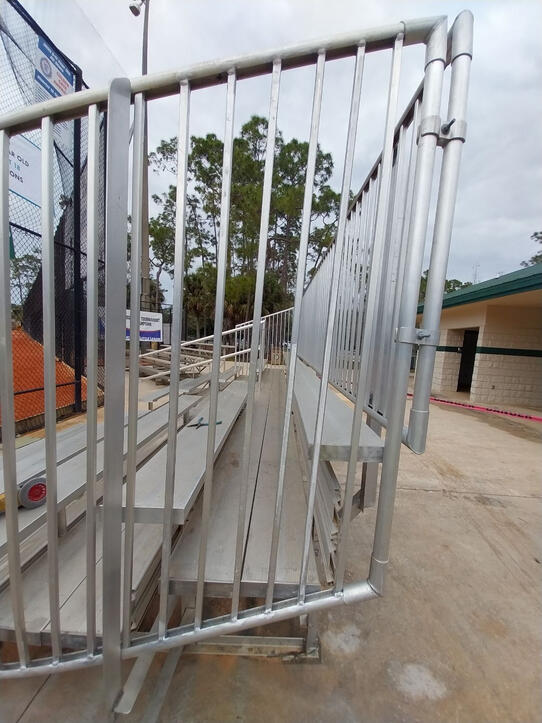 Repaired Collier County Community park bleacher/s